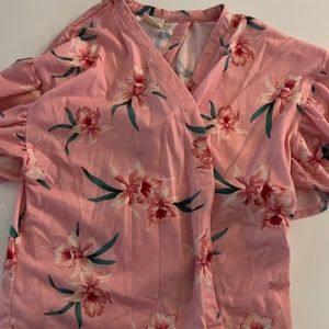 Zara Kids Pink Kimono top